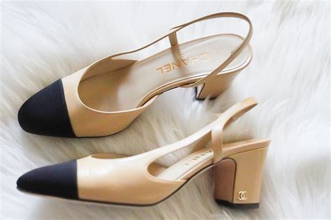 chanel nude slingback|My Honest Review: Chanel Slingbacks .